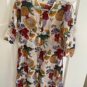 Roller Rabbit long dress. Cover up. XS